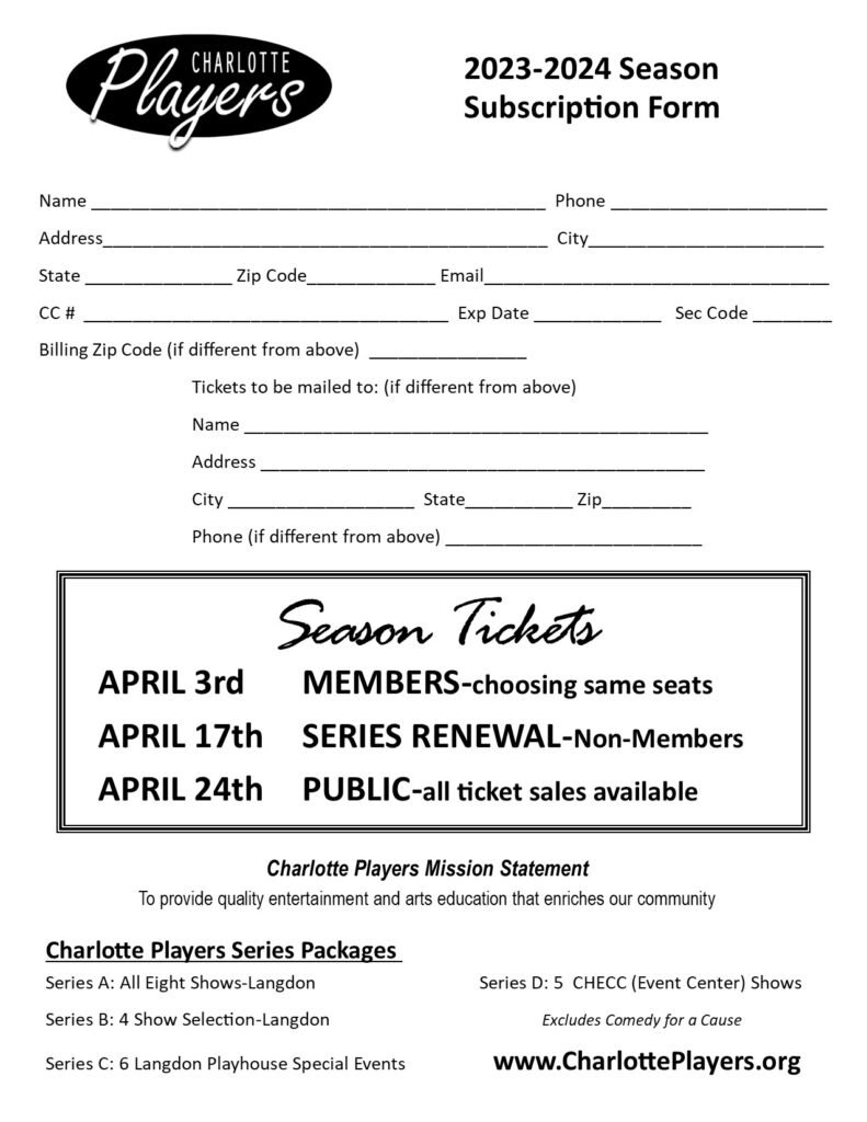 CP SEASON TICKET SUBSCRIPTION FORM 23-24